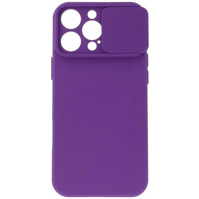 TopQ Camshield Soft na iPhone 16 Pro fialový TopQ Camshield Soft na iPhone 16 Pro fialový