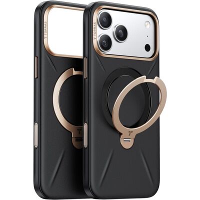 Torras Ostand Q3 VegSkin Obsidian Black iPhone 17 Pro Torras Ostand Q3 VegSkin Obsidian Black iPhone 17 Pro