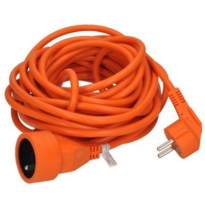 Solight Prodlužovací kabel, 1 zásuvka, oranžová, 10m Solight Prodlužovací kabel, 1 zásuvka, oranžová, 10m