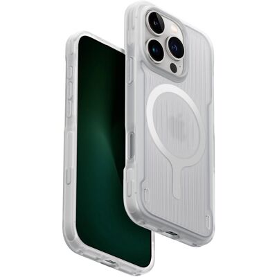 UNIQ Combat Active MagClick charging na iPhone 16 Pro, Lume white UNIQ Combat Active MagClick charging na iPhone 16 Pro, Lume white