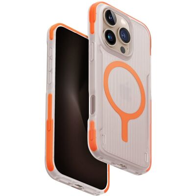 UNIQ Combat Active MagClick charging na iPhone 16 Pro, Volt orange UNIQ Combat Active MagClick charging na iPhone 16 Pro, Volt orange
