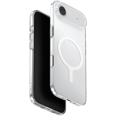 UNIQ Airsuit MagClick charging na iPhone Air, Glossy clear/white UNIQ Airsuit MagClick charging na iPhone Air, Glossy clear/white