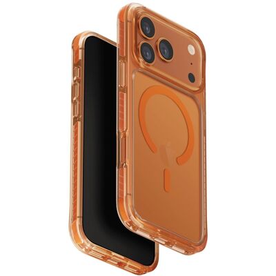 UNIQ Combat MagClick charging na iPhone 17 Pro Max, Volt orange UNIQ Combat MagClick charging na iPhone 17 Pro Max, Volt orange