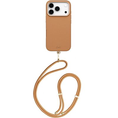 UNIQ COEHL Mirelle na iPhone 17 Pro, Pecan brown UNIQ COEHL Mirelle na iPhone 17 Pro, Pecan brown