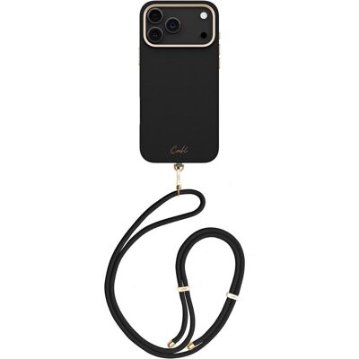 UNIQ COEHL Mirelle na iPhone 17 Pro Max, Ebony UNIQ COEHL Mirelle na iPhone 17 Pro Max, Ebony