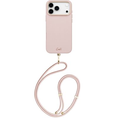 UNIQ COEHL Mirelle na iPhone 17 Pro Max, Shell pink UNIQ COEHL Mirelle na iPhone 17 Pro Max, Shell pink