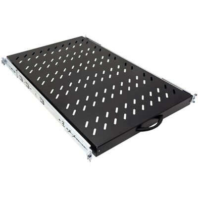 Value 19'' police 1U, výsuvná, 700 mm, max. 25 kg, černá Value 19'' police 1U, výsuvná, 700 mm, max. 25 kg, černá