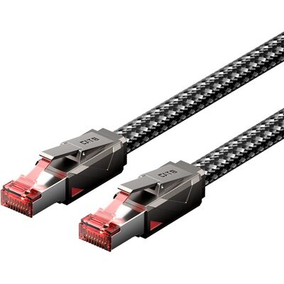Vention Cat8 SFTP Gaming Patch Cable 3M Gray Zinc Alloy Type Vention Cat8 SFTP Gaming Patch Cable 3M Gray Zinc Alloy Type