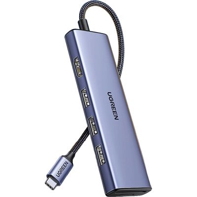 UGREEN 6-in-1 USB-C to HDMI/3*USB 3.0/SD+TF UGREEN 6-in-1 USB-C to HDMI/3*USB 3.0/SD+TF