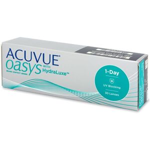 Johnson & Johnson Acuvue Oasys 1 Day with HydraLuxe (30 čoček) dioptrie: -5.25, zakřivení: 8.50 Johnson & Johnson Acuvue Oasys 1 Day with HydraLuxe (30 čoček) dioptrie: -5.25, zakřivení: 8.50