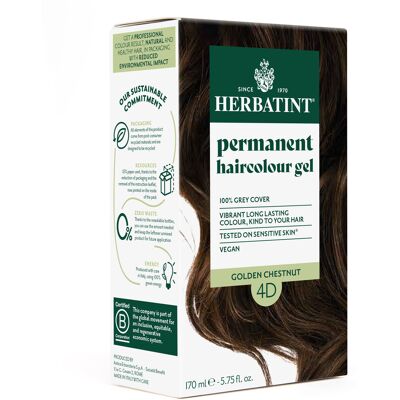 HERBATINT 4D zlatavý kaštan 170 ml HERBATINT 4D zlatavý kaštan 170 ml