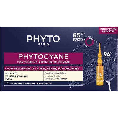 Phyto Phytocyane Anti-vypadávání vlasů pro ženy (12 x 5ml) Phyto Phytocyane Anti-vypadávání vlasů pro ženy (12 x 5ml)