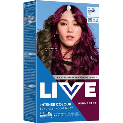SCHWARZKOPF Live Intense Colour L76 Ultra fialová 60 ml SCHWARZKOPF Live Intense Colour L76 Ultra fialová 60 ml
