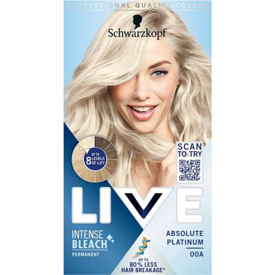 Decolorant Schwarzkopf Live Intense - Platinová - Kvalita salon Decolorant Schwarzkopf Live Intense - Platinová - Kvalita salon