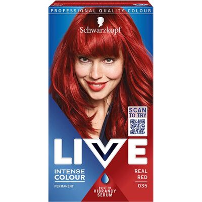 SCHWARZKOPF LIVE Intense Colour 035 Pravá červená 50 ml SCHWARZKOPF LIVE Intense Colour 035 Pravá červená 50 ml