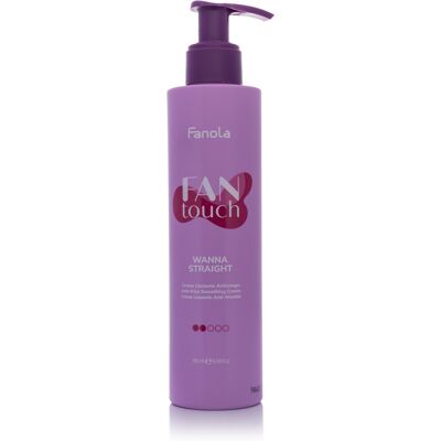 Fanola FAN touch Wanna Straight Vyhlazující krém proti krepatění - 200 ml Fanola FAN touch Wanna Straight Vyhlazující krém proti krepatění - 200 ml