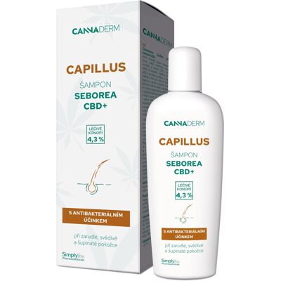 Šampon Cannaderm Seborea CBD+ - Proti lupům Šampon Cannaderm Seborea CBD+ - Proti lupům