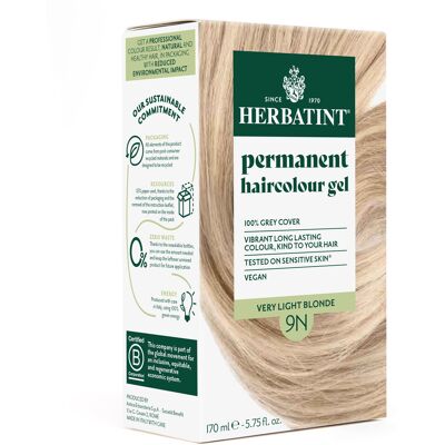 HERBATINT 9N medová blond 170 ml HERBATINT 9N medová blond 170 ml