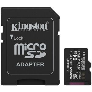 Kingston MicroSDXC 64GB Canvas Select Plus Gen 3 + SD adaptér Kingston MicroSDXC 64GB Canvas Select Plus Gen 3 + SD adaptér