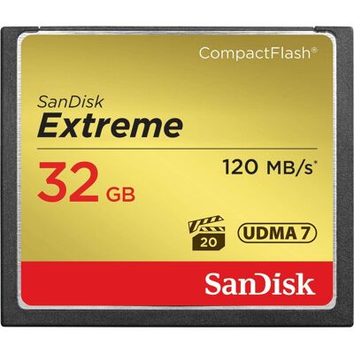 SanDisk Compact Flash 32GB Extreme SanDisk Compact Flash 32GB Extreme