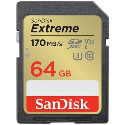 SanDisk SDXC 64GB Extreme + Rescue PRO Deluxe SanDisk SDXC 64GB Extreme + Rescue PRO Deluxe