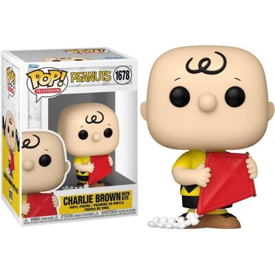 Funko Pop! Peanuts Charlie Brown With Kite 1678 Funko Pop! Peanuts Charlie Brown With Kite 1678