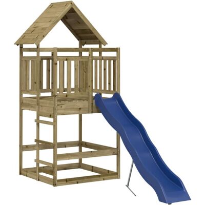 Shumee Dětské hřiště na zahradu 275 × 127 × 264 cm, impregnované borové dřevo Shumee Dětské hřiště na zahradu 275 × 127 × 264 cm, impregnované borové dřevo