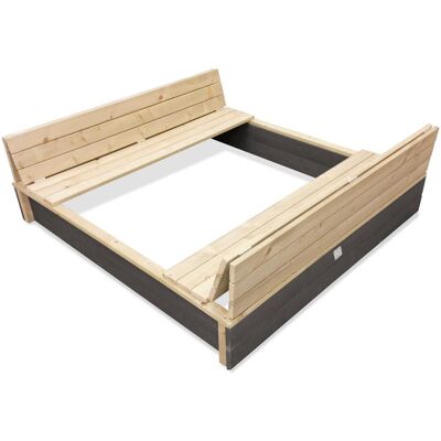 EXIT TOYS Pískoviště XL 136 × 132 cm s krytem EXIT TOYS Pískoviště XL 136 × 132 cm s krytem