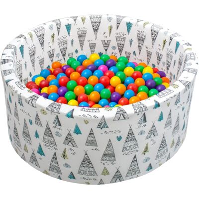 Aga Suchý bazén s míčky 90 × 40 cm Teepee Aga Suchý bazén s míčky 90 × 40 cm Teepee