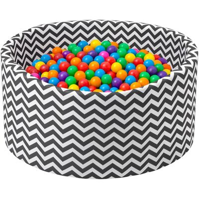 Aga Suchý bazén s míčky 90 × 40 cm ZigZag Aga Suchý bazén s míčky 90 × 40 cm ZigZag