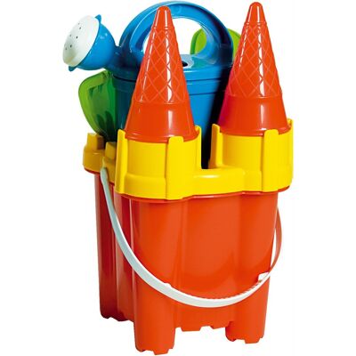 Androni Sada na písek hrad - výška 29 cm, červená Androni Sada na písek hrad - výška 29 cm, červená