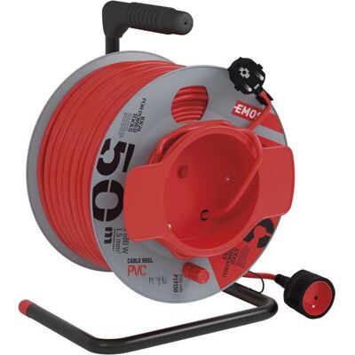 Emos PVC prodlužovací kabel na bubnu – spojka, 50m, 1,5mm2 Emos PVC prodlužovací kabel na bubnu – spojka, 50m, 1,5mm2