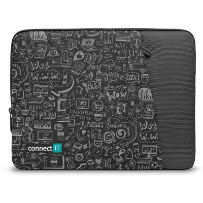 CONNECT IT DOODLE 15.6", černá CONNECT IT DOODLE 15.6", černá