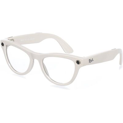Meta RAY-BAN Meta Skyler (Standard) Smart Glasses - Shiny Chalky Gray, Transitions Sapphire Meta RAY-BAN Meta Skyler (Standard) Smart Glasses - Shiny Chalky Gray, Transitions Sapphire