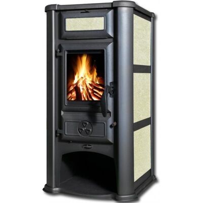 Tim Sistem Lederata ECO, 8.1 kW, vývod - horní, 120 mm, na tuhé palivo, bez výměníku , béžové Tim Sistem Lederata ECO, 8.1 kW, vývod - horní, 120 mm, na tuhé palivo, bez výměníku , béžové