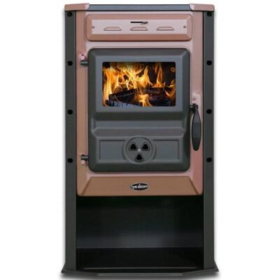 Tim Sistem Čarobna pec ECO, 6.9 kW, vývod - horní, 120 mm, na tuhé palivo, bez výměníku , hnědé Tim Sistem Čarobna pec ECO, 6.9 kW, vývod - horní, 120 mm, na tuhé palivo, bez výměníku , hnědé