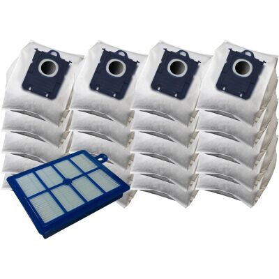 KOMA SB03PL - Sada 20ks sáčků včetně HEPA filtru pro vysavače AEG, Electrolux, Philips používající s KOMA SB03PL - Sada 20ks sáčků včetně HEPA filtru pro vysavače AEG, Electrolux, Philips používající s