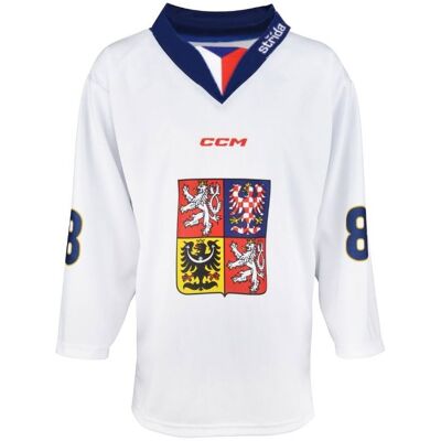 CCM Reprezentační dres bez reklam bílý Pastrňák, Senior, S CCM Reprezentační dres bez reklam bílý Pastrňák, Senior, S