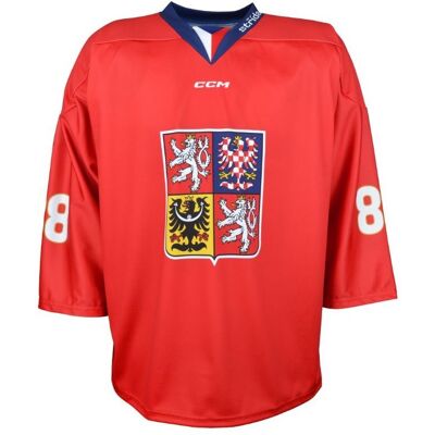 CCM Reprezentační dres bez reklam červený Pastrňák, Senior, XL CCM Reprezentační dres bez reklam červený Pastrňák, Senior, XL