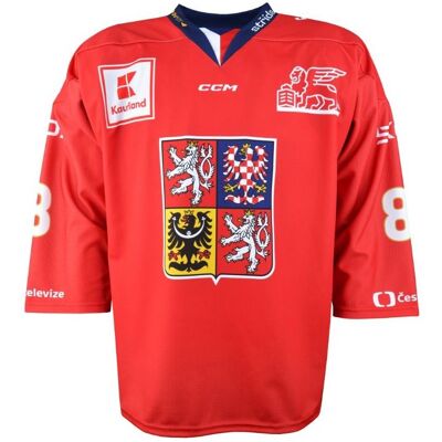 CCM Reprezentační dres s reklamou červený Pastrňák, Senior, L CCM Reprezentační dres s reklamou červený Pastrňák, Senior, L