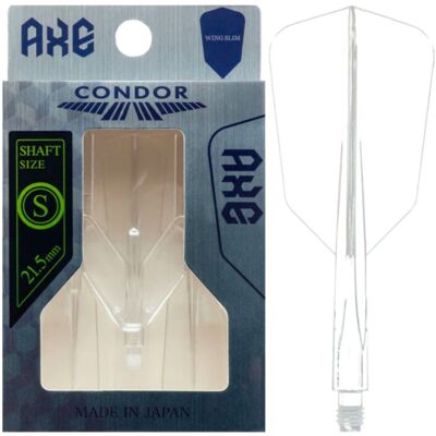Condor darts Condor AXE - Slim - Wing - Short - Clear CN469 Condor darts Condor AXE - Slim - Wing - Short - Clear CN469
