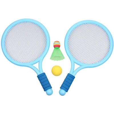 Merco Racket Ball Games sada pálek s míčky modrá, 2 sady Merco Racket Ball Games sada pálek s míčky modrá, 2 sady