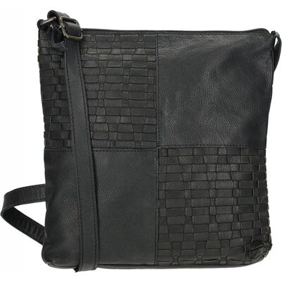 Enrico Benetti Sicily leather crossbody bag black Enrico Benetti Sicily leather crossbody bag black