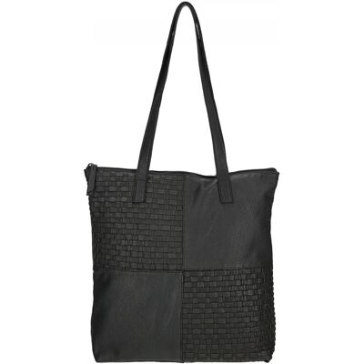 Enrico Benetti Sicily leather shoulder bag black Enrico Benetti Sicily leather shoulder bag black