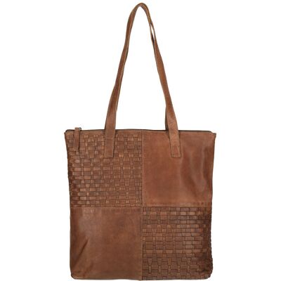 Enrico Benetti Sicily leather shoulder bag cognac Enrico Benetti Sicily leather shoulder bag cognac