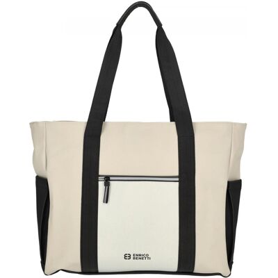 Enrico Benetti Bergen Shopper water - repelent, black beige Enrico Benetti Bergen Shopper water - repelent, black beige