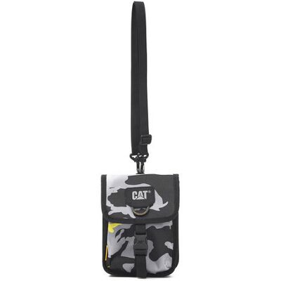Caterpillar CAT Crossbody taška Millenial Classic Rhett - maskáčová šedá Caterpillar CAT Crossbody taška Millenial Classic Rhett - maskáčová šedá