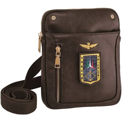 Aeronautica Militare Taška cross Pilot M, AM-470-25, hnědá Aeronautica Militare Taška cross Pilot M, AM-470-25, hnědá