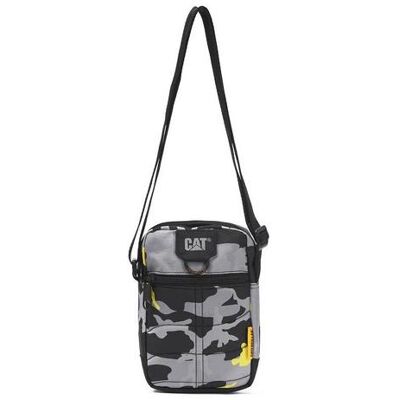 Caterpillar CAT Crossbody taška Millennial Classic Rodney šedá maskáčová Caterpillar CAT Crossbody taška Millennial Classic Rodney šedá maskáčová