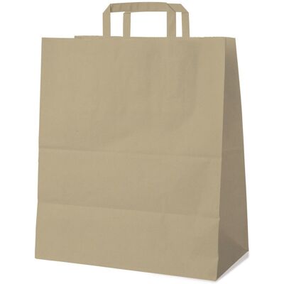 Wimex Papírová taška s plochým uchem 45+17 × 48 cm, hnědá, 25 ks Wimex Papírová taška s plochým uchem 45+17 × 48 cm, hnědá, 25 ks